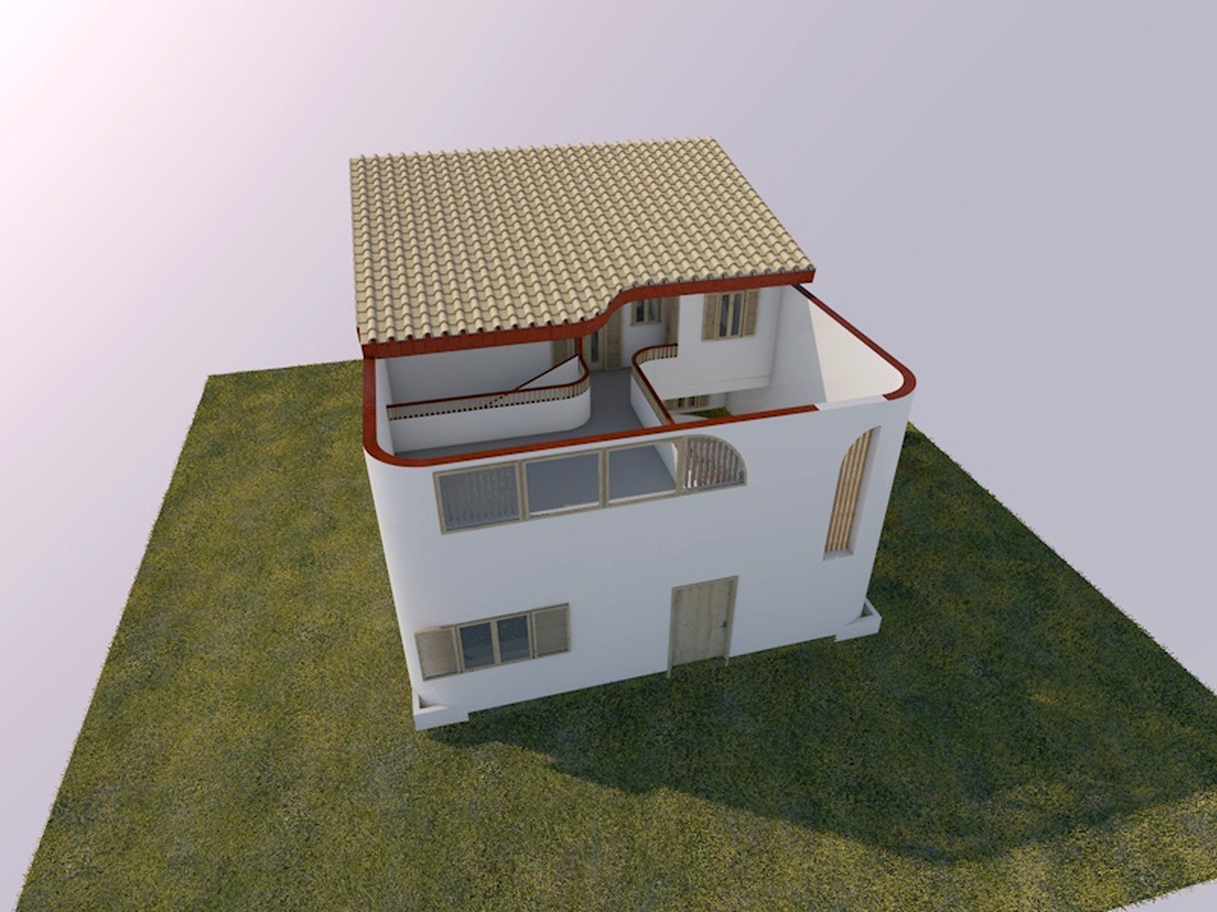 Casa Kap Verde — Privatvilla — Kap Verde — genaue Insel und Grundstück noch aus dem historischen Archiv zu bestätigen — Antonio Rutilio Architect