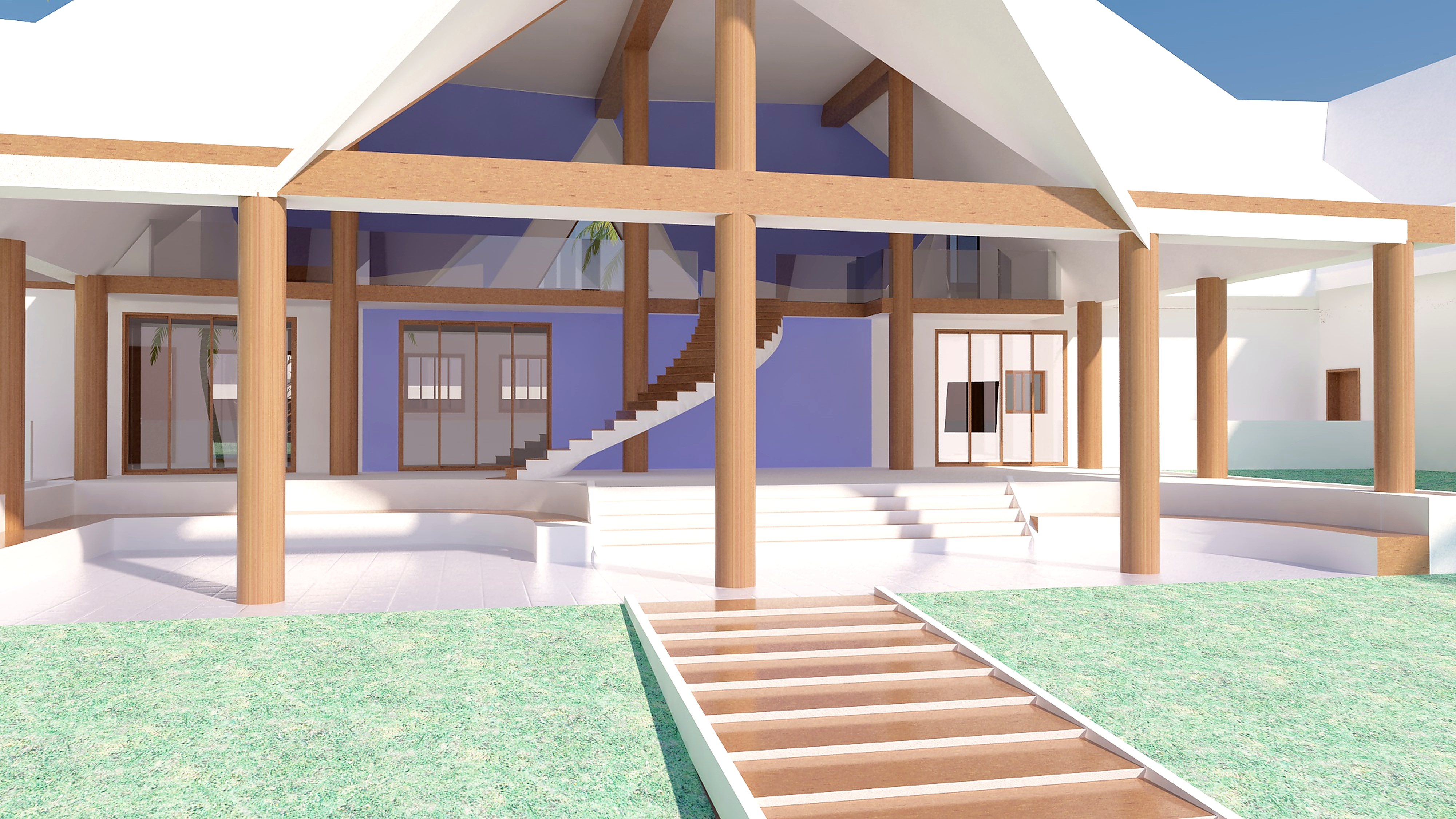 Villa Colussi — Renovasi Vila Karibia