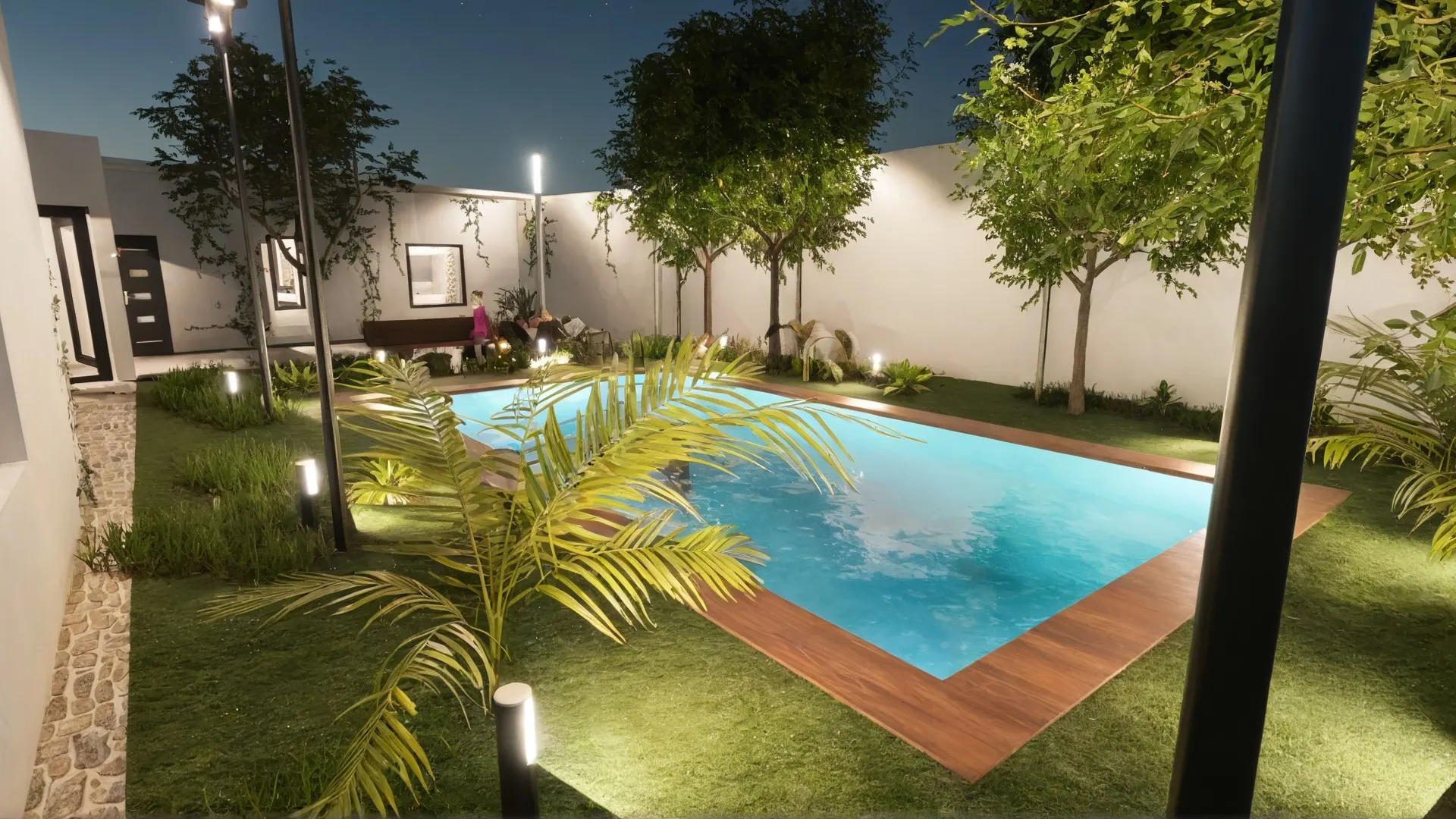 Casa Contemporanea con Piscina — Decimomannu