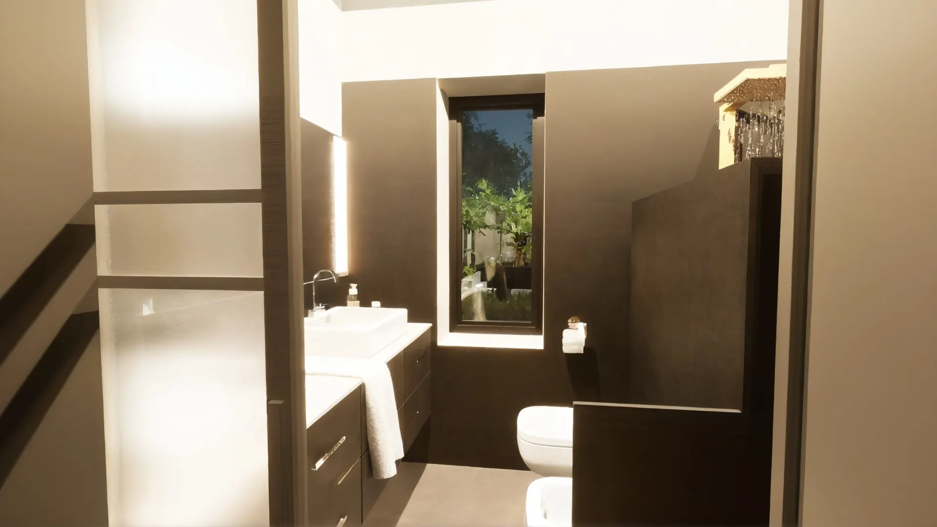 Contemporary House with Pool — Decimomannu — Bagno
