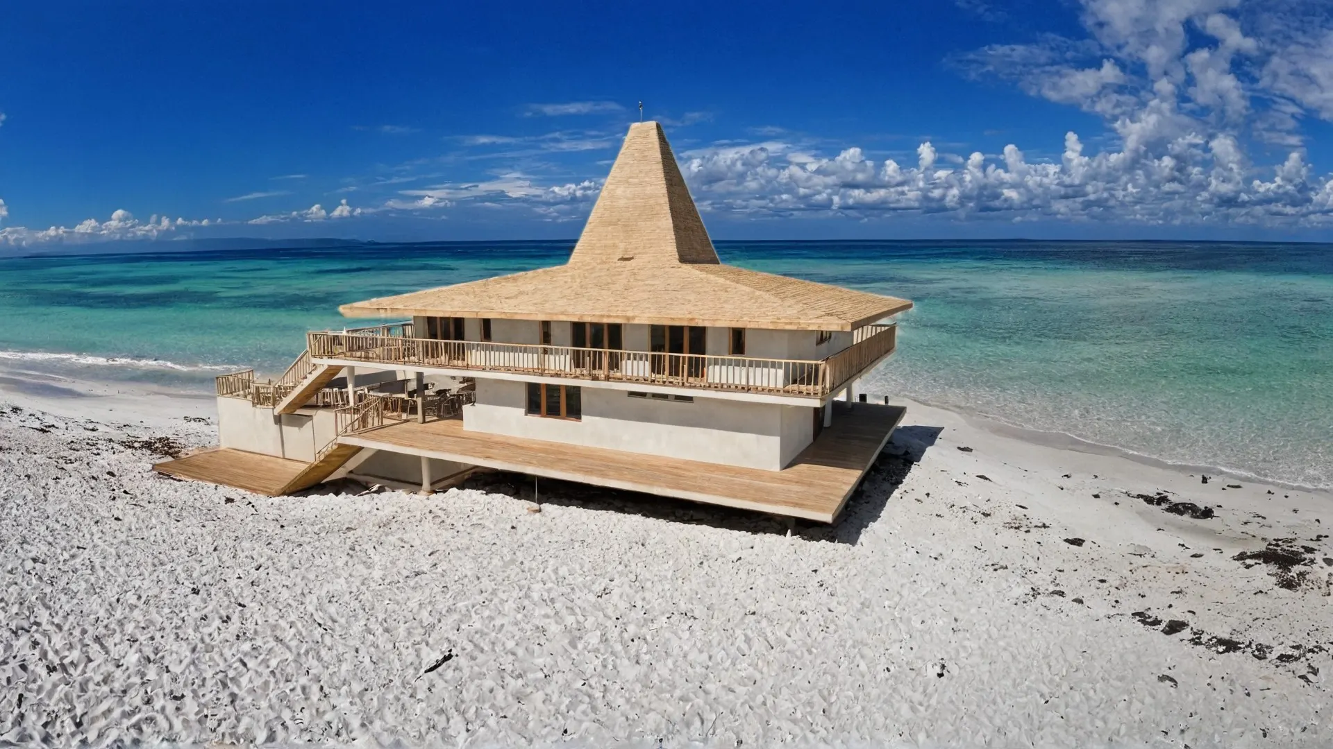 Sumba Diving Center — Vista da Ovest con le Scale Esterne