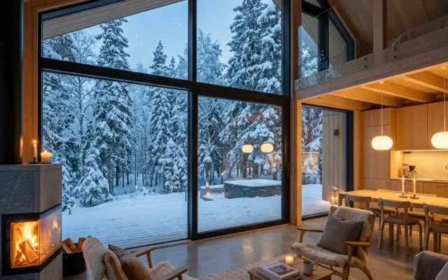 Hygge الإسكندنافي — صورة مرجعية معمارية