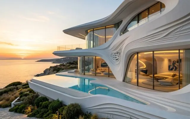 بارامتري مستقبلي — صورة مرجعية معمارية